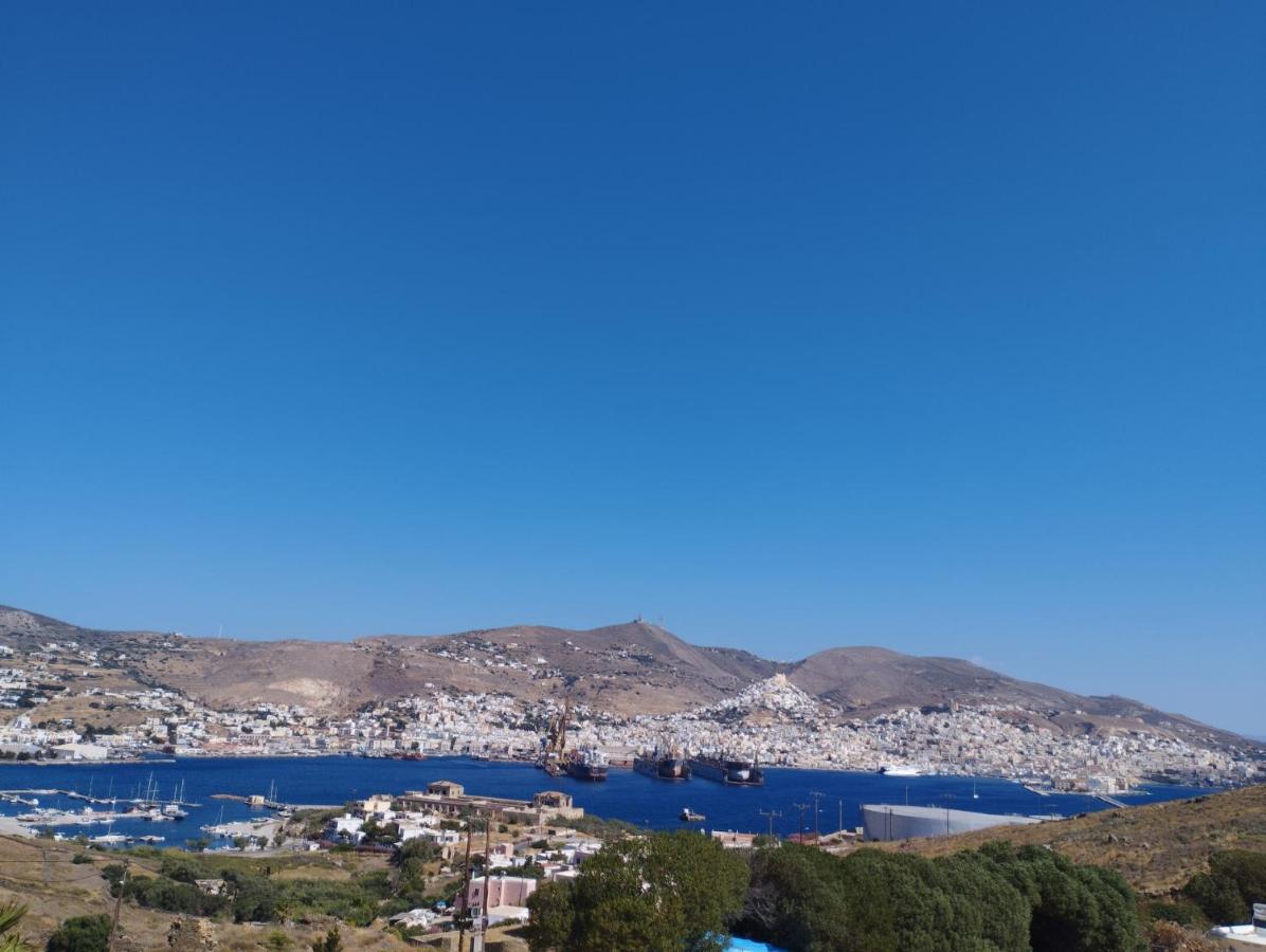 Ferienwohnung Syros House With View Ermoupoli Exterior foto